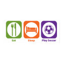 Eat Sleep Play Soccer posters by 1000suns Eat Sleep Play Soccer posters