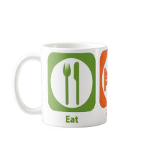 Eat Sleep Play Squash Coffee Mugs