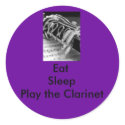 Eat, Sleep, Play the Clarinet stickers by GHSclarinet01 Eat, Sleep, Play the Clarinet stickers