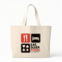 Eat Sleep Poker bags
