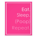 Eat Sleep Poop Repeat Baby Nursery Art Photo