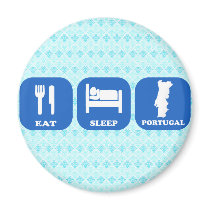Eat Sleep Portugal Magnet