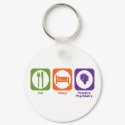 Eat Sleep Practice Psychiatry keychains