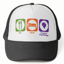 Eat Sleep Practice Psychology Mesh Hats