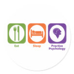 Eat Sleep Practice Psychology Sticker