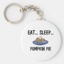 Eat Sleep PUMPKIN PIE Key Chain