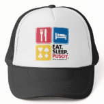 Eat Sleep Py - Red Blue Yellow Trucker Hat