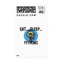 Eat Sleep PYTHONS postage