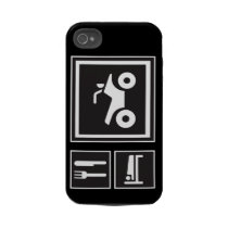 Eat Sleep QUAD! Tough Iphone 4 Case