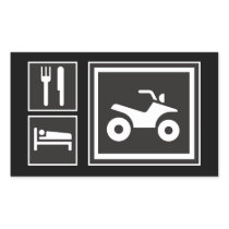 Eat Sleep QUAD! Stickers