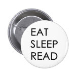 Eat, Sleep, Read Button