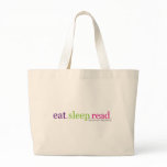 Eat, Sleep, READ - I Know My Priorities Tote Bags