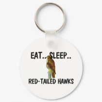 Eat Sleep RED-TAILED HAWKS keychains by AnimalShirts Eat Sleep RED-TAILED HAWKS keychains