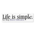 Eat, Sleep, Remove Subluxation Bumper Sticker bumper stickers by chiropracticbydesign Eat, Sleep, Remove Subluxation Bumper Sticker bumper stickers