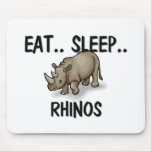 Eat Sleep RHINOS Mouse Pads