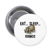 Eat Sleep RHINOS Pins