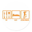 Eat Sleep Rhythmic Gymnastics stickers