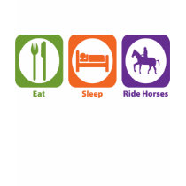 Eat Sleep Ride Horses t-shirts
