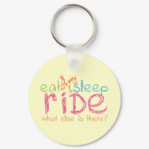Eat Sleep Ride keychains by PaintingPony Eat Sleep Ride keychains