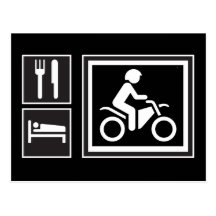 Eat. Sleep. RIDE! Post Cards
