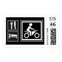 Eat. Sleep. RIDE! Postage