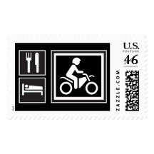 Eat. Sleep. RIDE! Postage
