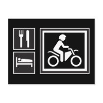 Eat. Sleep. RIDE! Post Cards
