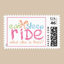 Eat Sleep Ride stamps