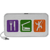 Eat Sleep Rock Climbing 2 Notebook Speaker