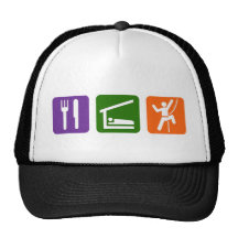 Eat Sleep Rock Climbing Trucker Hats