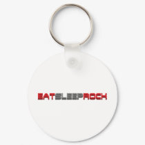 Eat Sleep Rock - Emo Alternative Grunge Rock Punk keychains