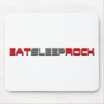 Eat Sleep Rock - Emo Alternative Grunge Rock Punk mousepads