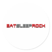 Eat Sleep Rock - Emo Alternative Grunge Rock Punk stickers