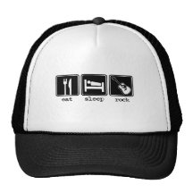 Eat Sleep Rock Hat