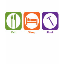 Eat Sleep Roof t-shirts by 1000suns Eat Sleep Roof t-shirts