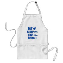 Eat sleep row apron