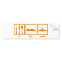 Eat Sleep Rowing bumper stickers