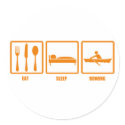 Eat Sleep Rowing stickers