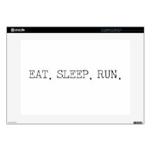 Eat Sleep Run 15" Laptop Decal
