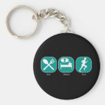 Eat Sleep Run Keychains