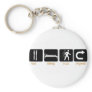 Eat Sleep Run Repeat Key Chains