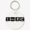 Eat Sleep Run Repeat keychains