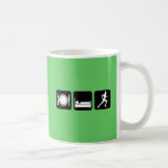 Eat sleep run running mugs