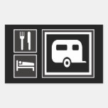 Eat. Sleep. RV! Rectangular Stickers