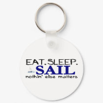 Eat Sleep Sail keychains by worldsfair Eat Sleep Sail keychains