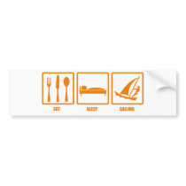 Eat Sleep Sailing bumper stickers by eatsleep Eat Sleep Sailing bumper stickers