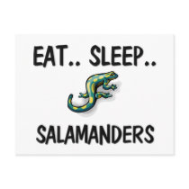 Eat Sleep SALAMANDERS postcards by AnimalShirts Eat Sleep SALAMANDERS postcards