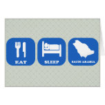 Eat Sleep Saudi Arabia cards