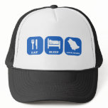 Eat Sleep Saudi Arabia hats