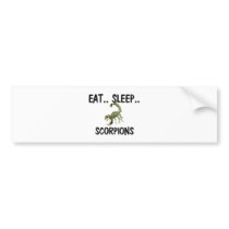Eat Sleep SCORPIONS bumper stickers